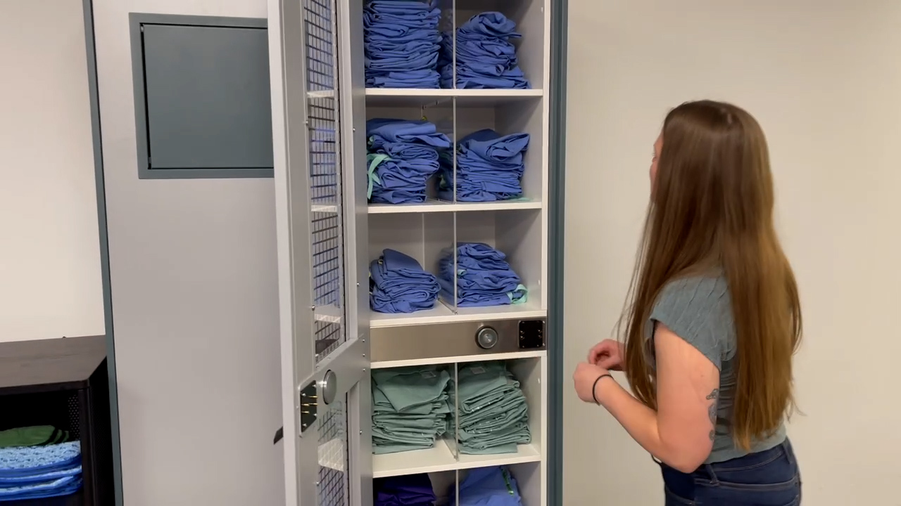 Scrub cabinet solution